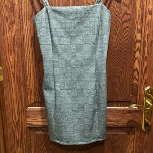 Mini gray dress